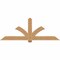 Ekena Millwork Redmond Smooth Timber Gable Bracket, Western Red Cedar, 84"W x 31"H x 3 1/2"D x 5 1/2"F, 9/12 Pitch GBW084X31X0406RED00SWR - alternate 1